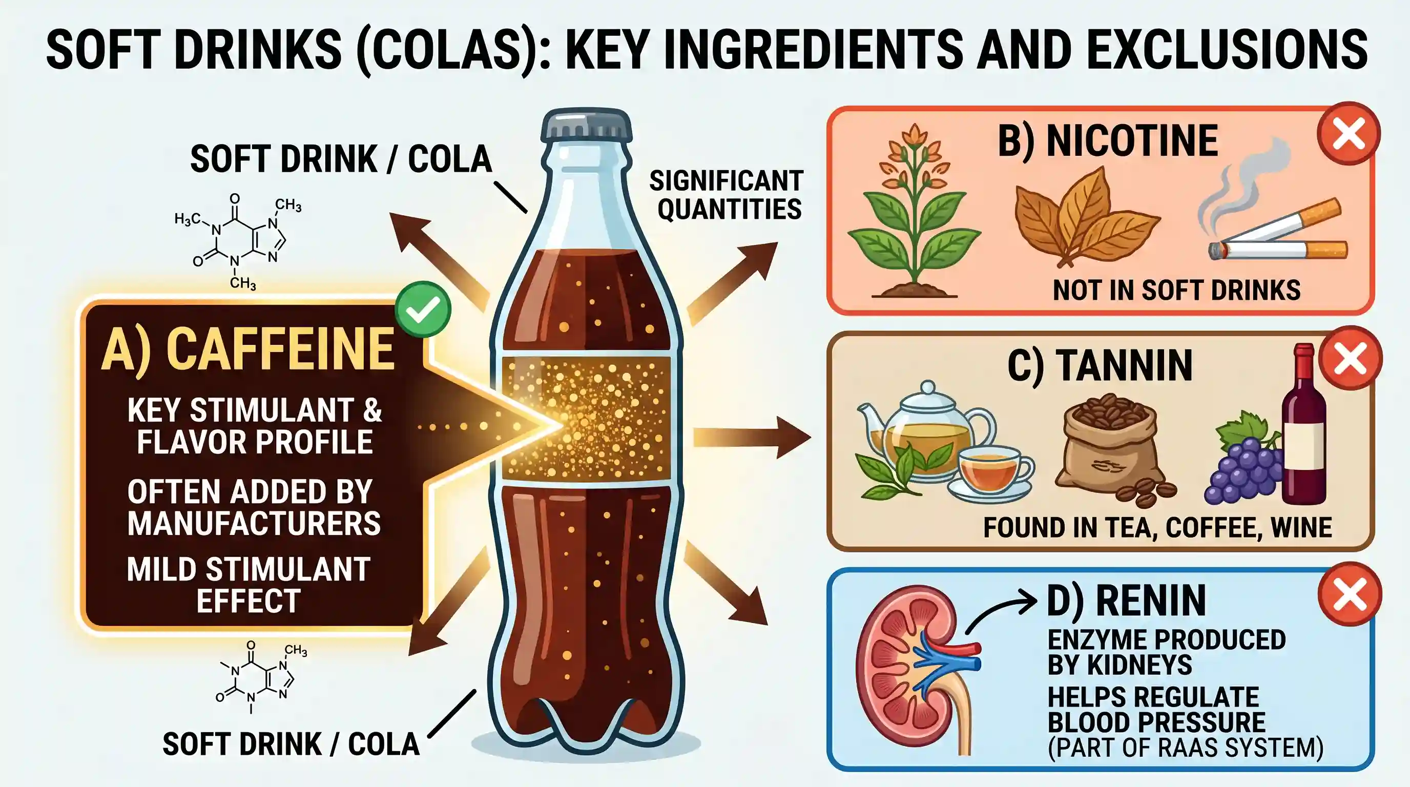 science-and-technology: Soft drinks such as colas contain significant quantities of