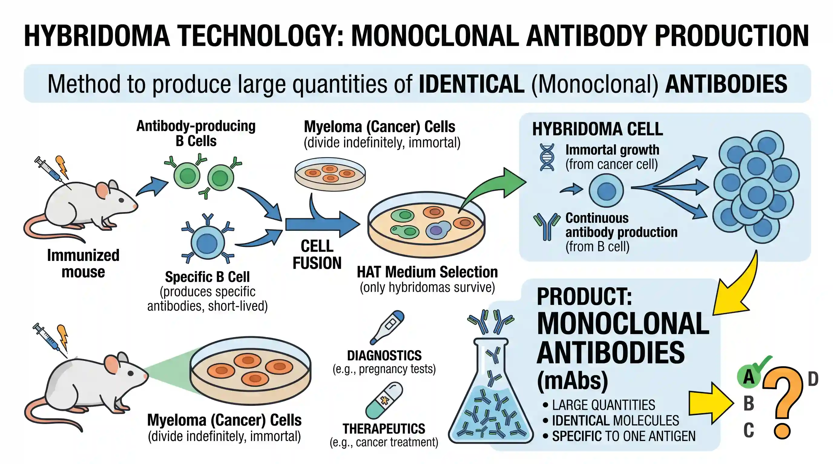 science-and-technology: Hybridoma technology is a new biotechnological approach for commercial production of