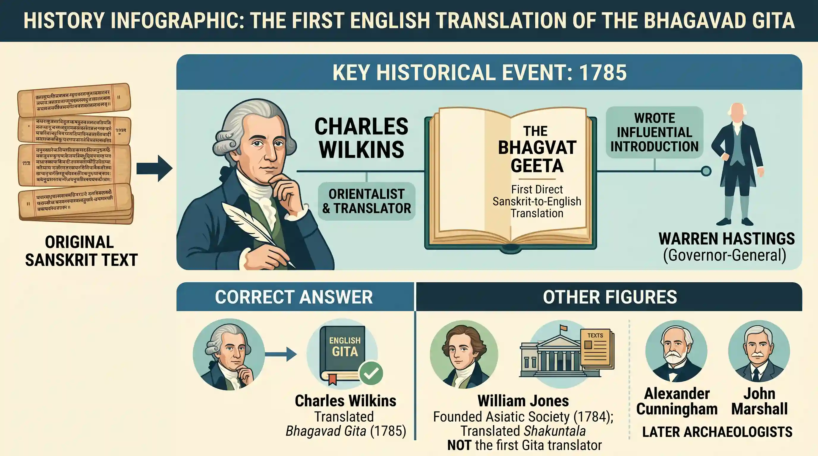 history: Who amongst the following Englishmen, first translated Bhagavad-Gita into English?