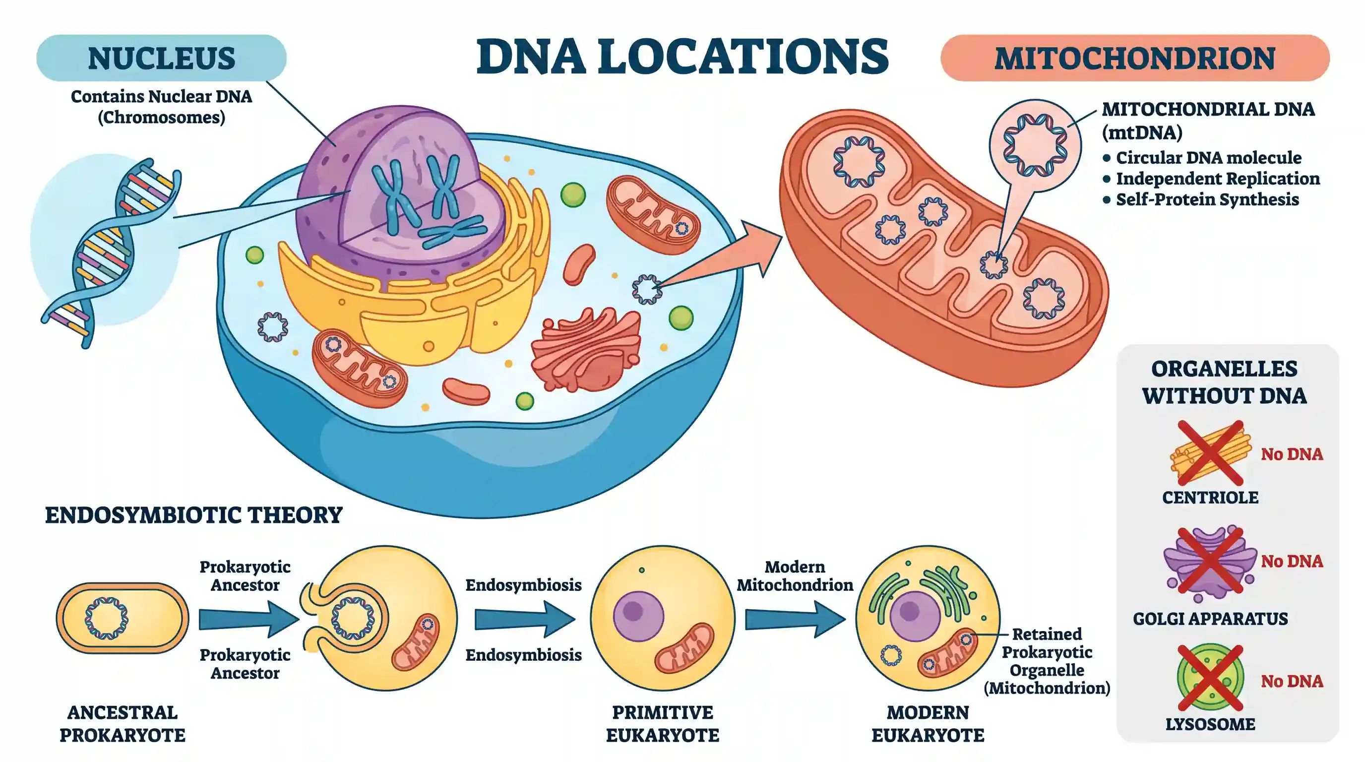 science-and-technology: Which organelle in the cell, other than nucleus, contains DNA?