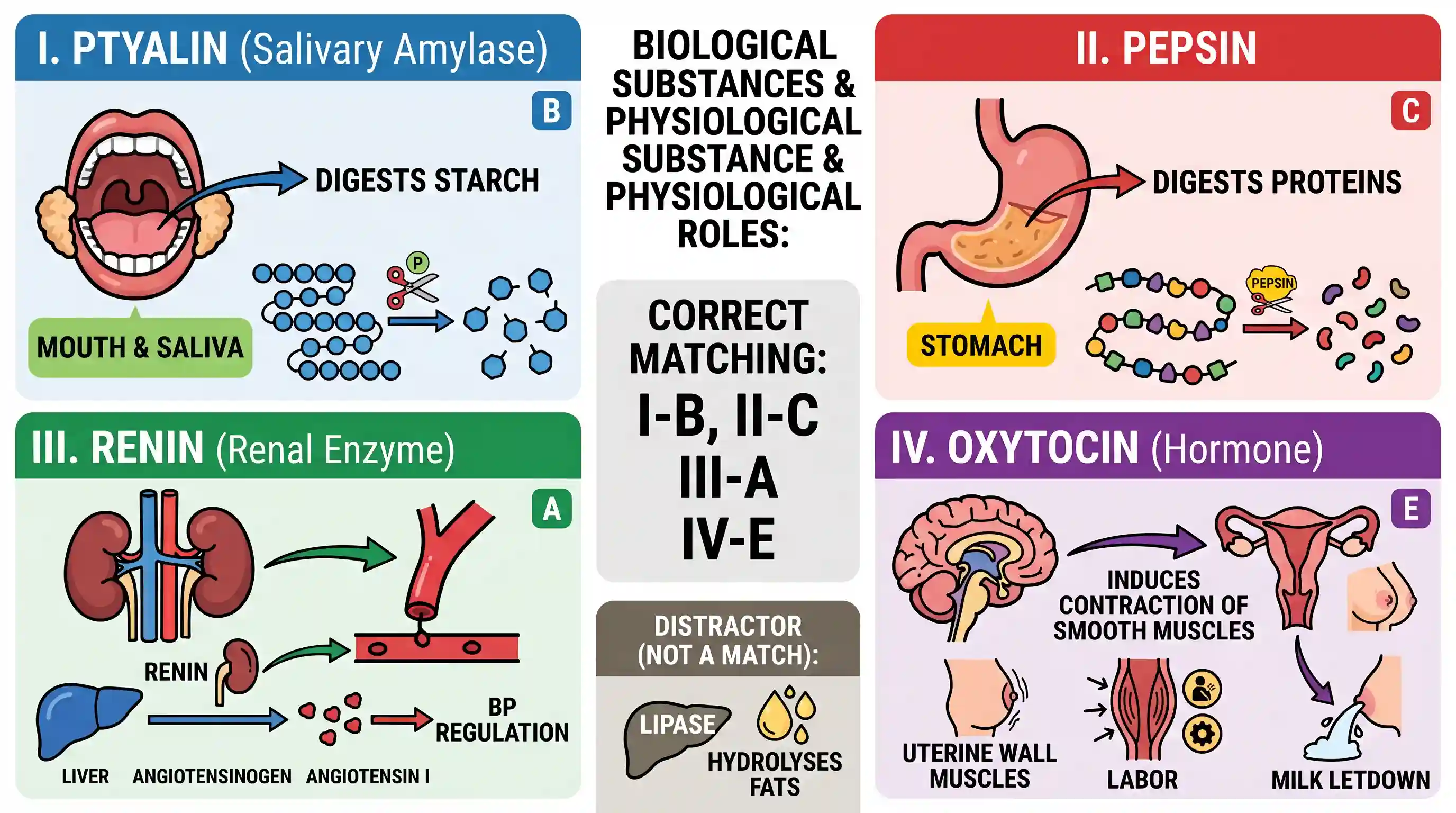 science-and-technology: Match List I with List II and select the correct answer using the codes given below the Lists: List I List II (Substance
