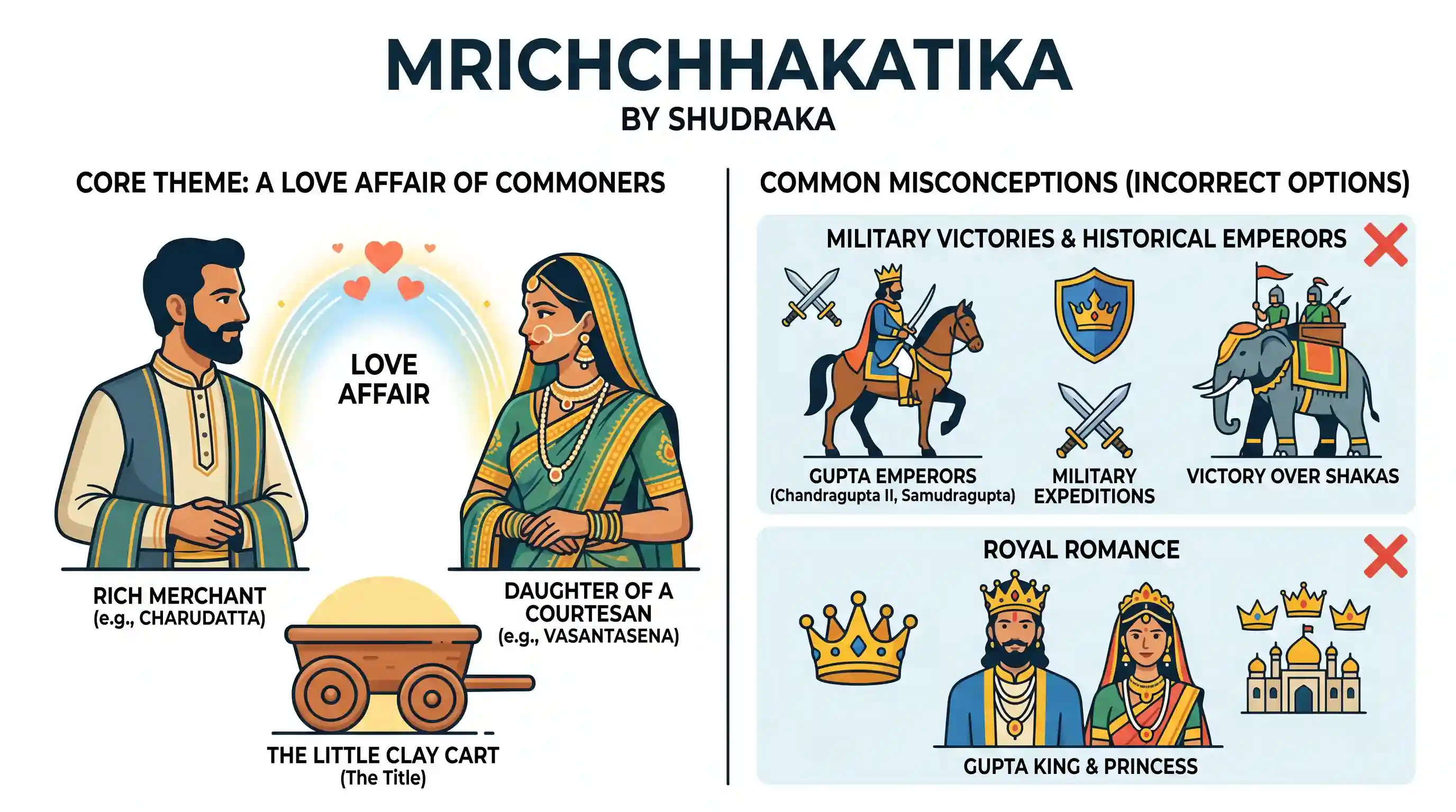 art-and-culture: ‘Mrichchhakatika’ an ancient Indian book written by Shudraka deals with