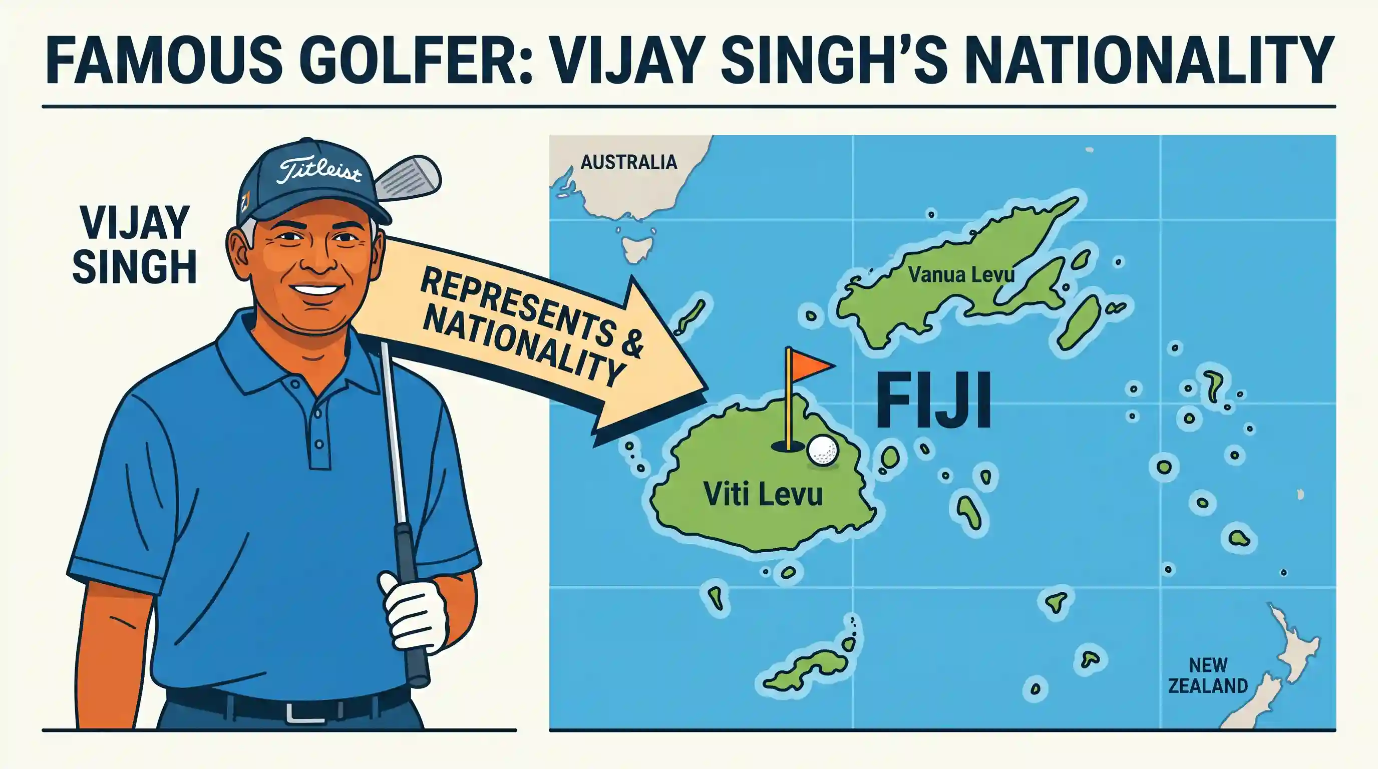 geography: Famous Golf player Vijay Singh is from which one of the following countries?