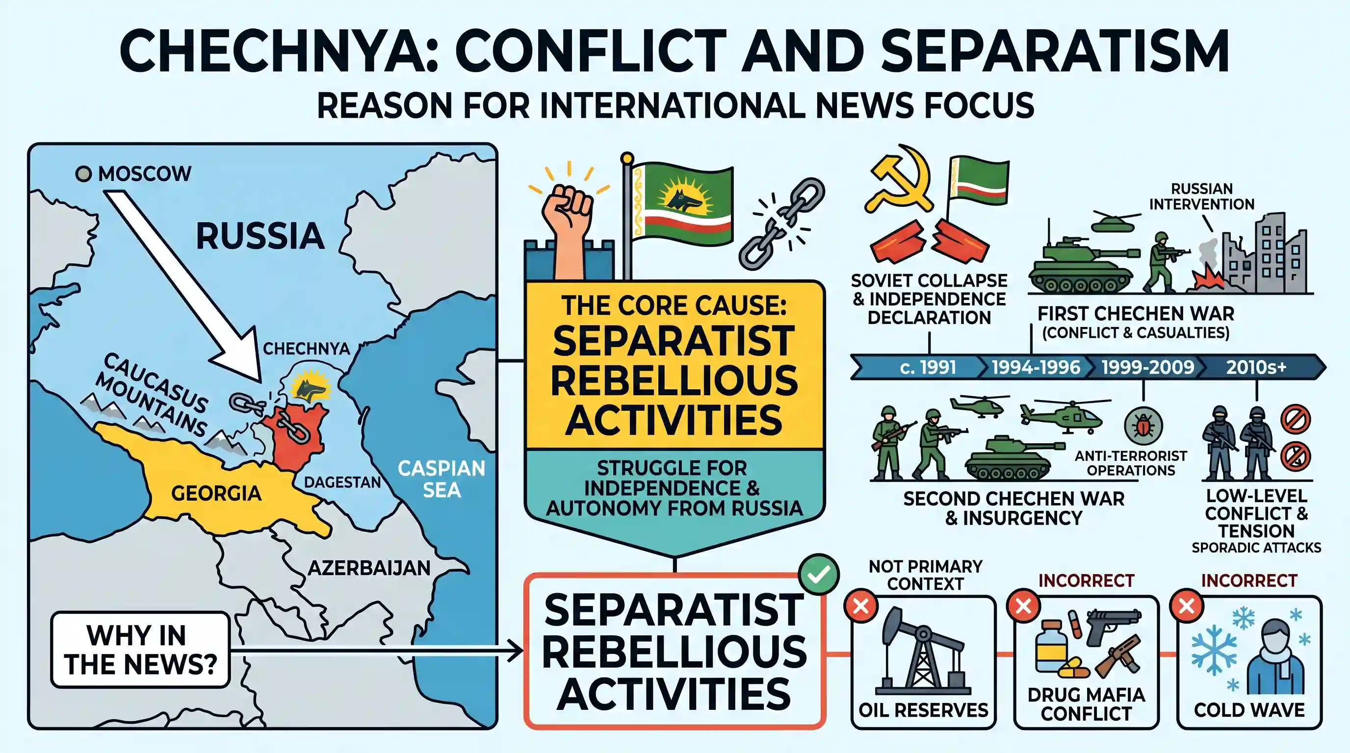 polity-and-governance: The reason for Chechnya to be in the news recently is