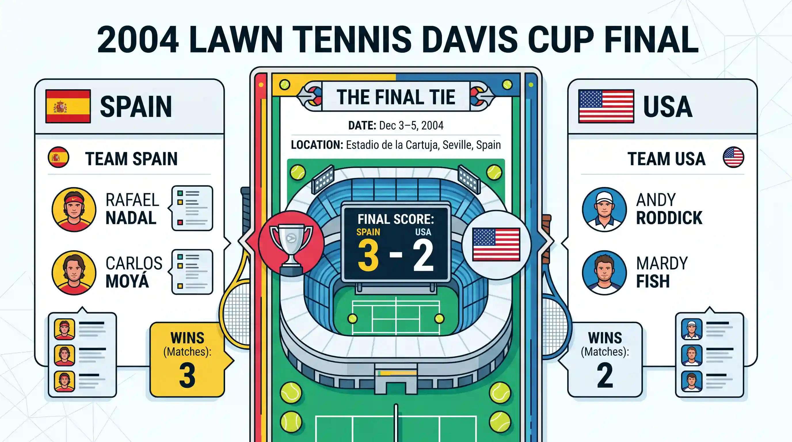 art-and-culture: Which countries played in the Lawn Tennis Davis Cup Final in the year 2004?