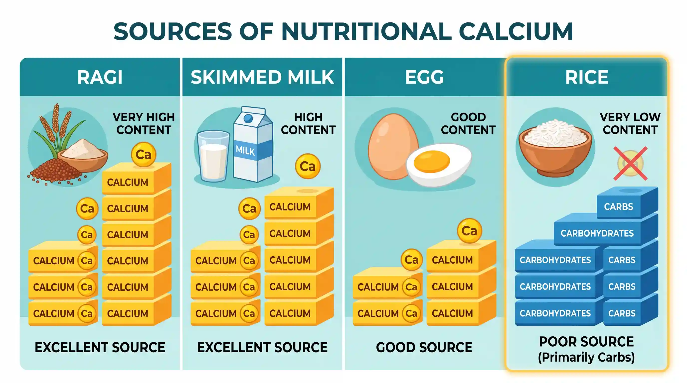 science-and-technology: Which one among the following is not a good source of nutritional calcium?