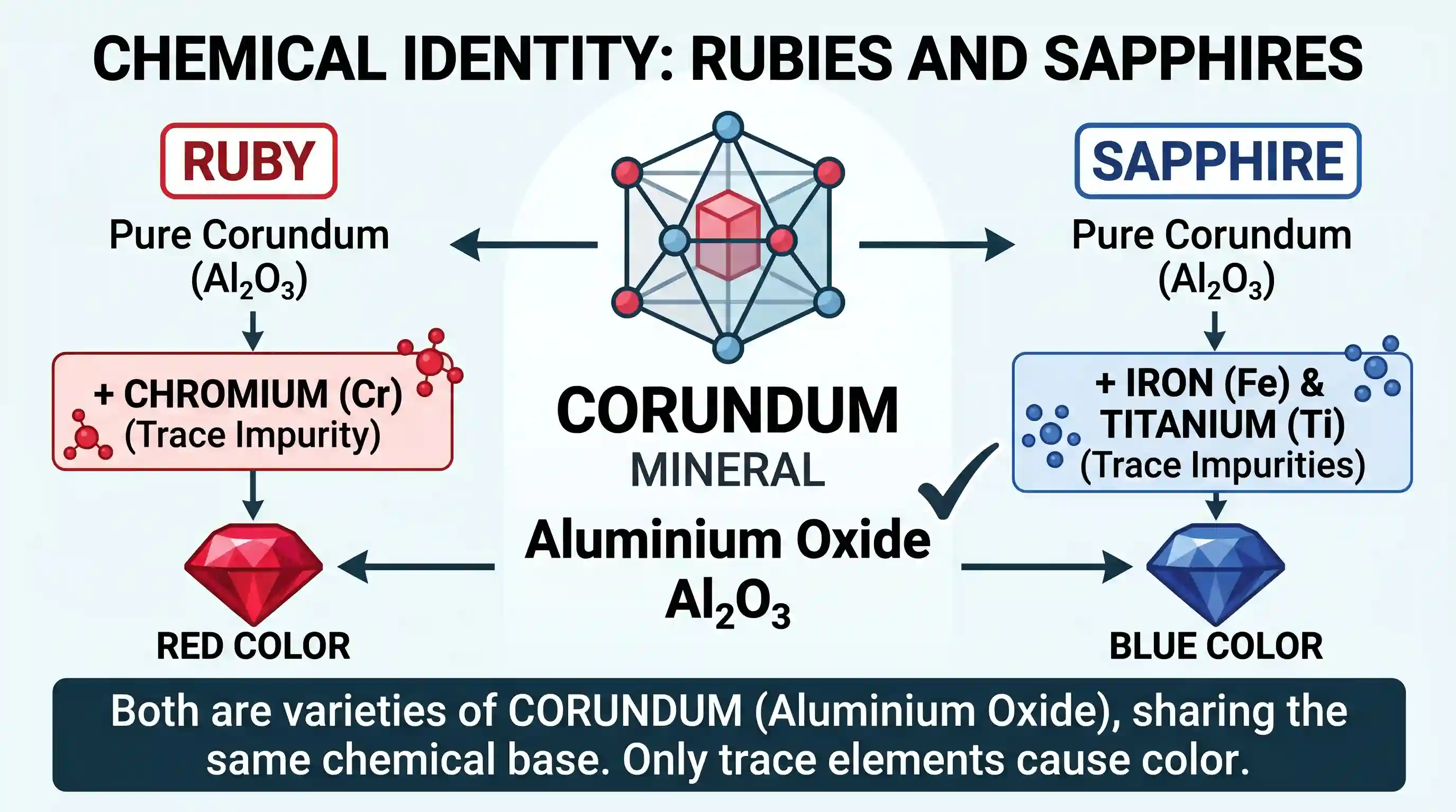 science-and-technology: What are Rubies and Sapphires chemically known as?