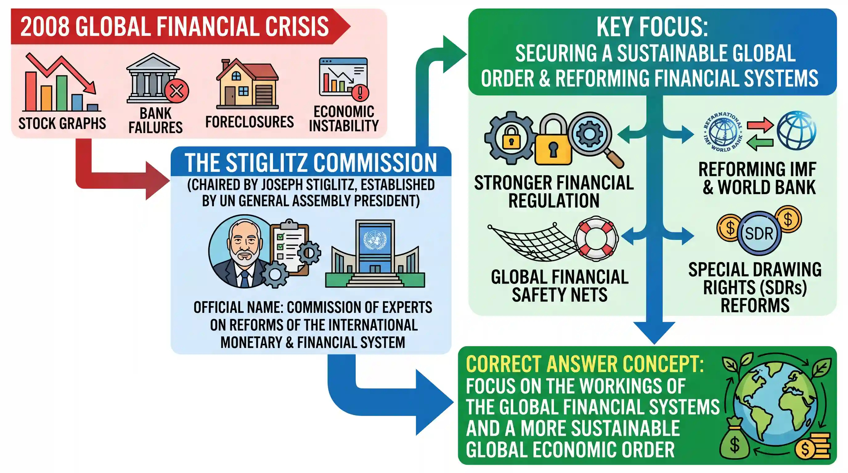 economy: Stiglitz Commission established by the President of the United Nations General Assembly was in the international news. T