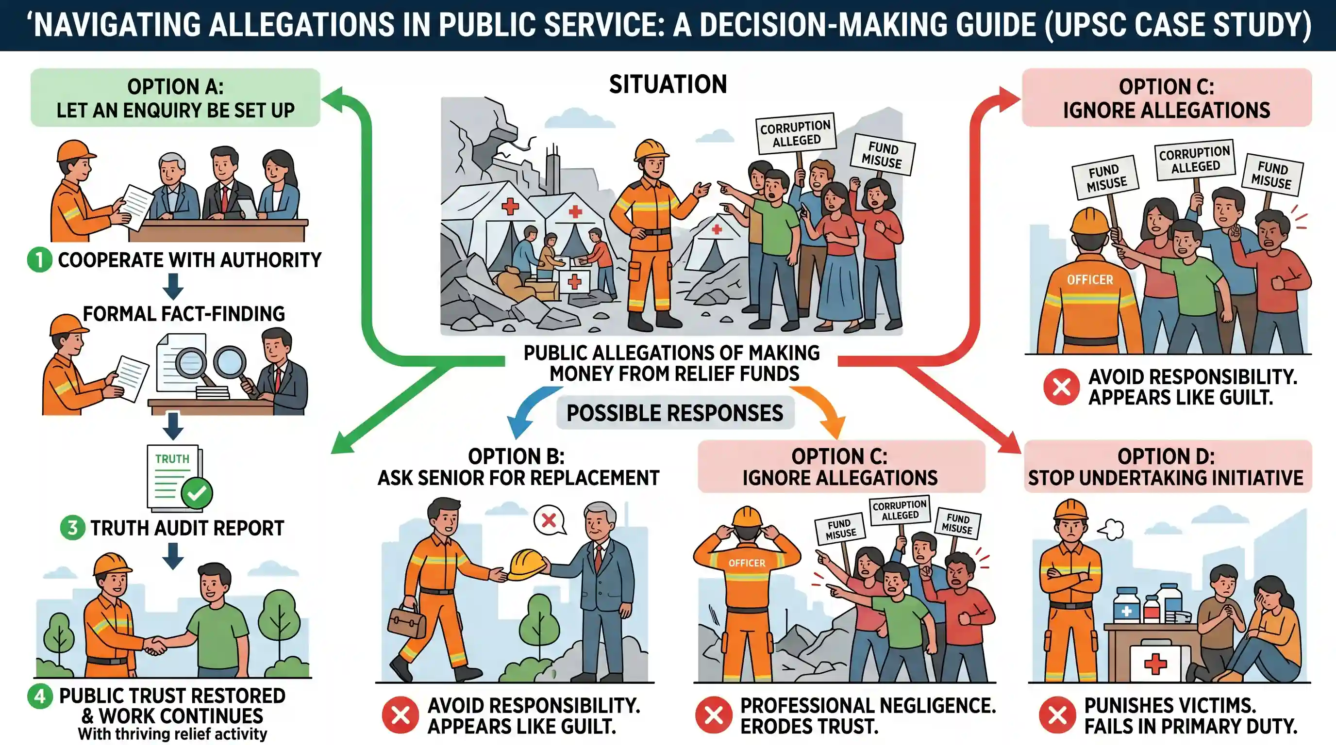 Decision Making: Each item describes a situation and is followed by four possible responses. Indicate the response you find most appropri