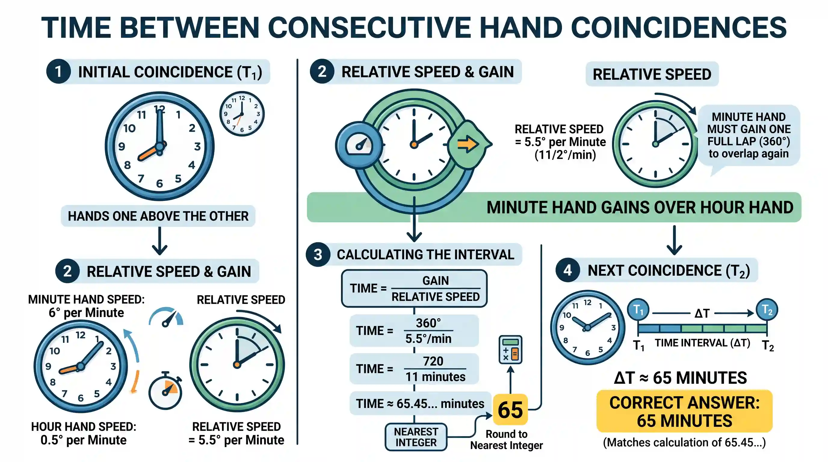Logical Reasoning: Assume that 1. the hour and minute hands of a clock move without jerking. 2. the clock shows a time between 8 o'clock an