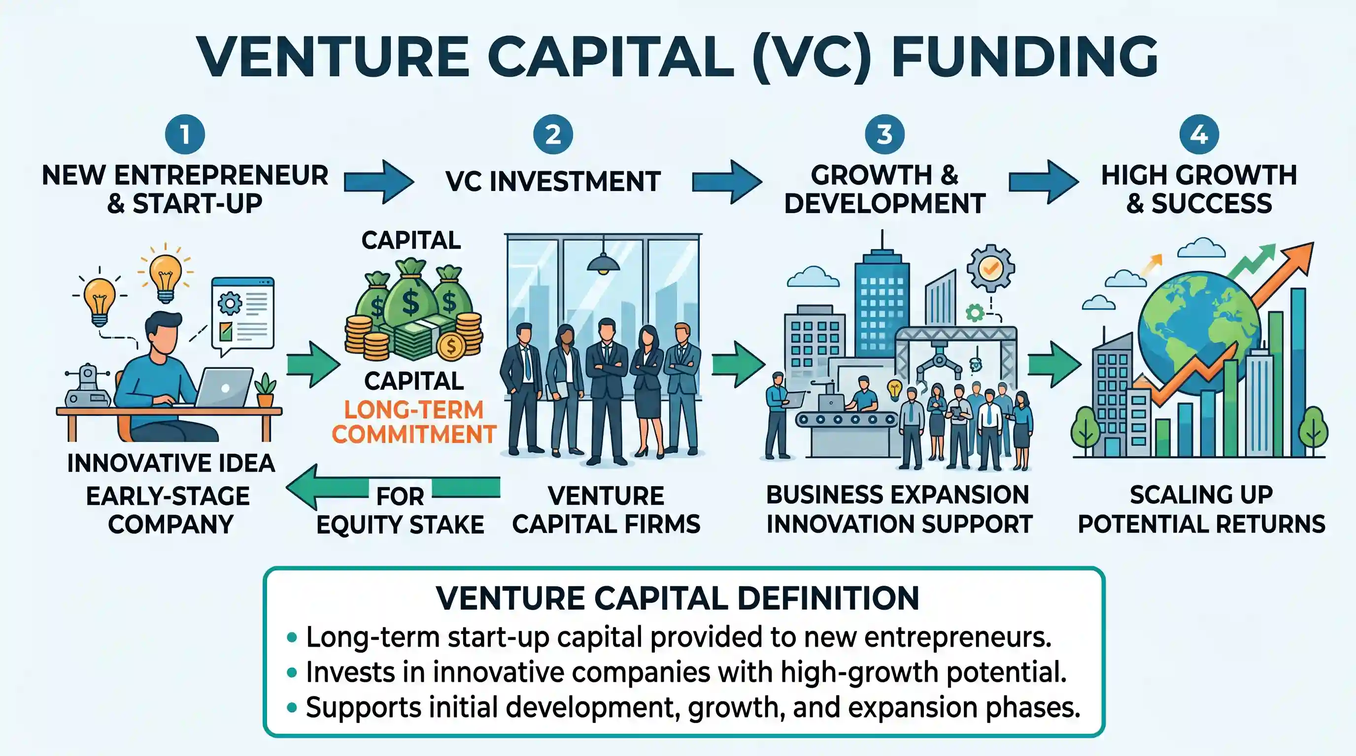 economy: What does venture capital mean?