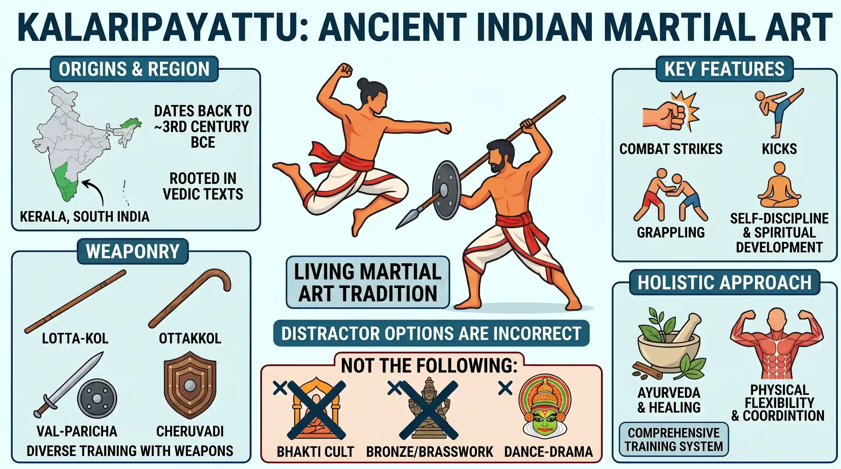 art-and-culture: With reference to India's culture and tradition, what is 'Kalaripayattu'?
