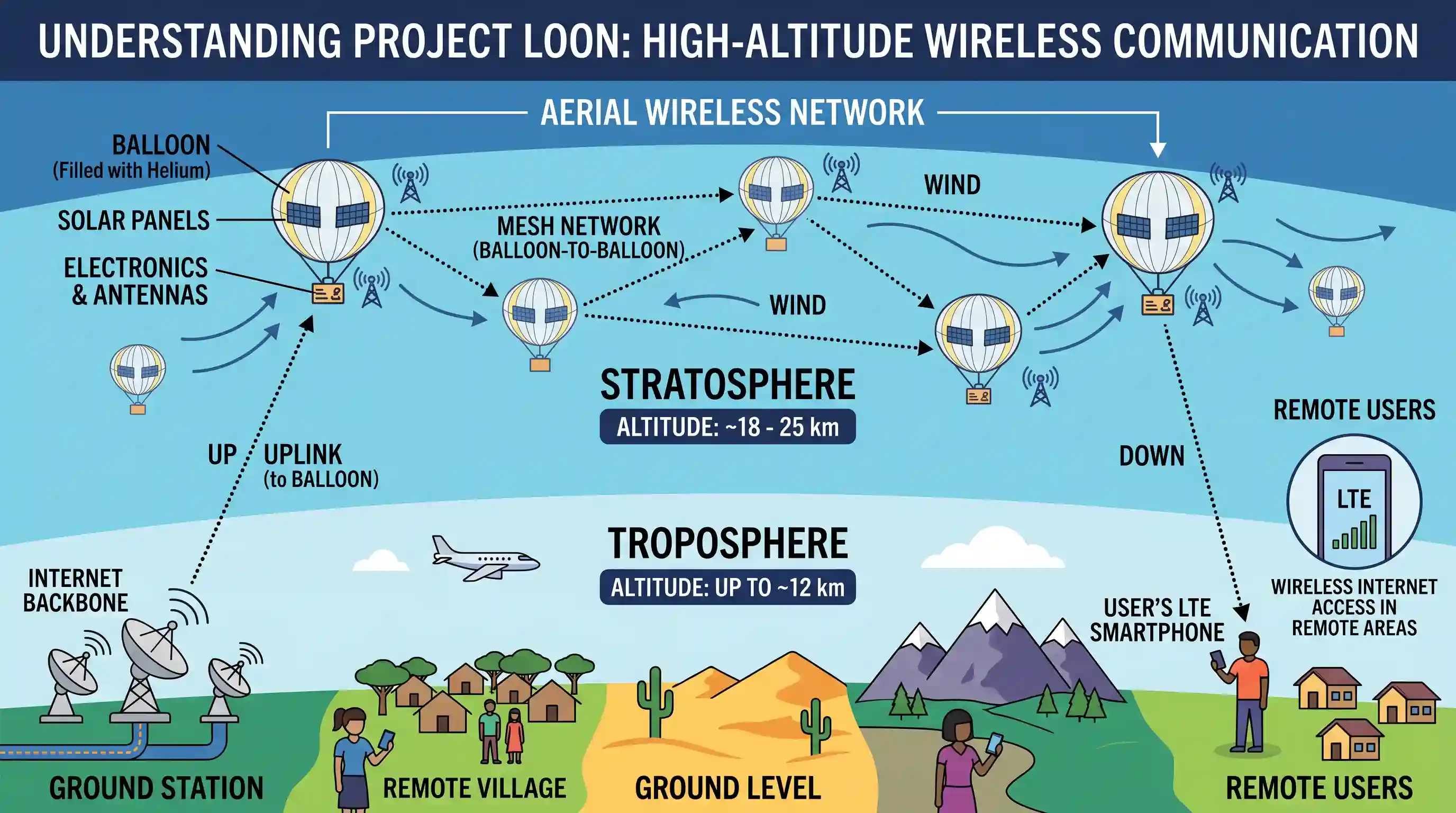 science-and-technology: 'Project Loon', sometimes seen in the news, is related to