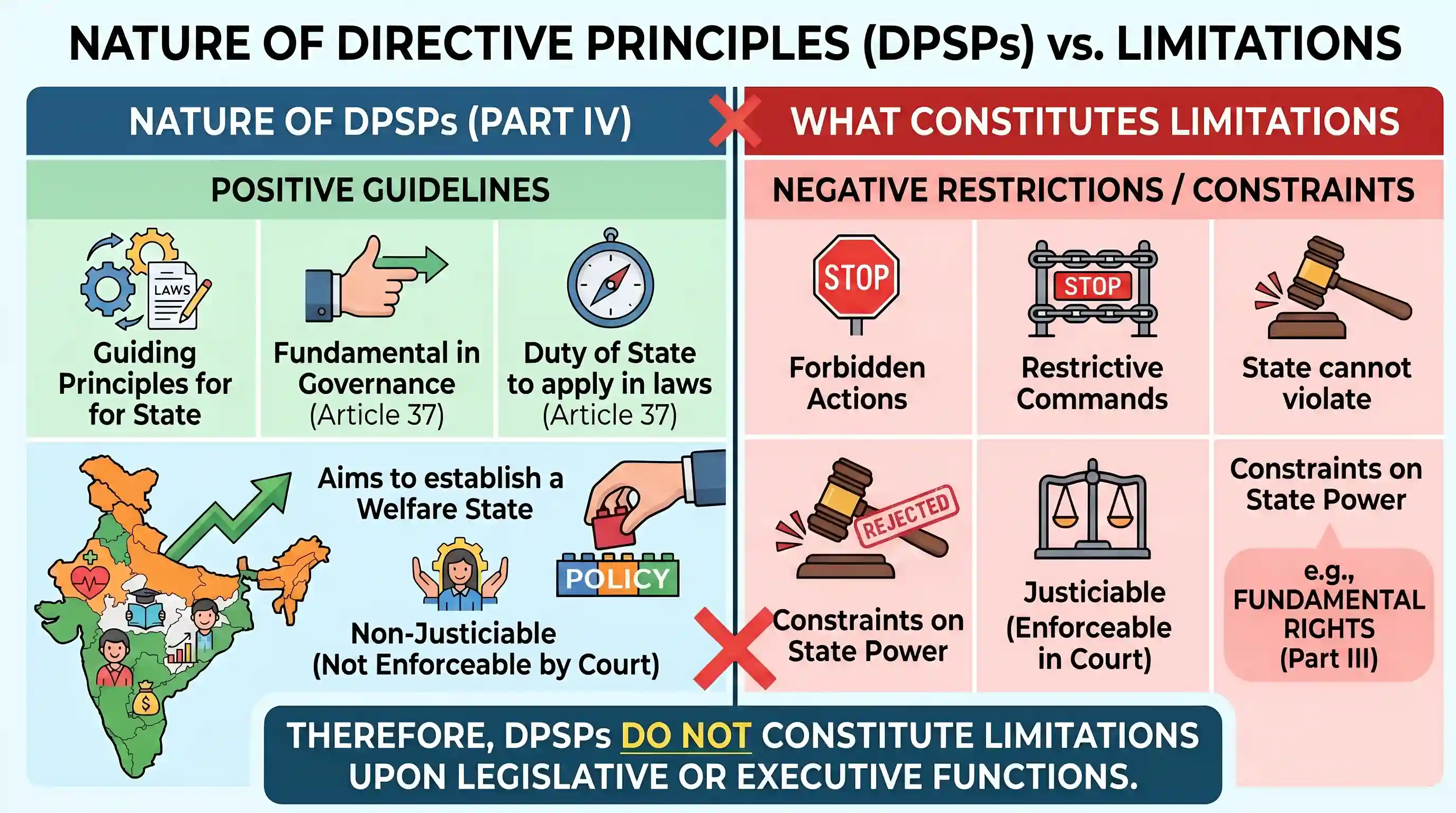 polity-and-governance: Consider the following statements: With reference to the Constitution of India, the Directive Principles of State Policy
