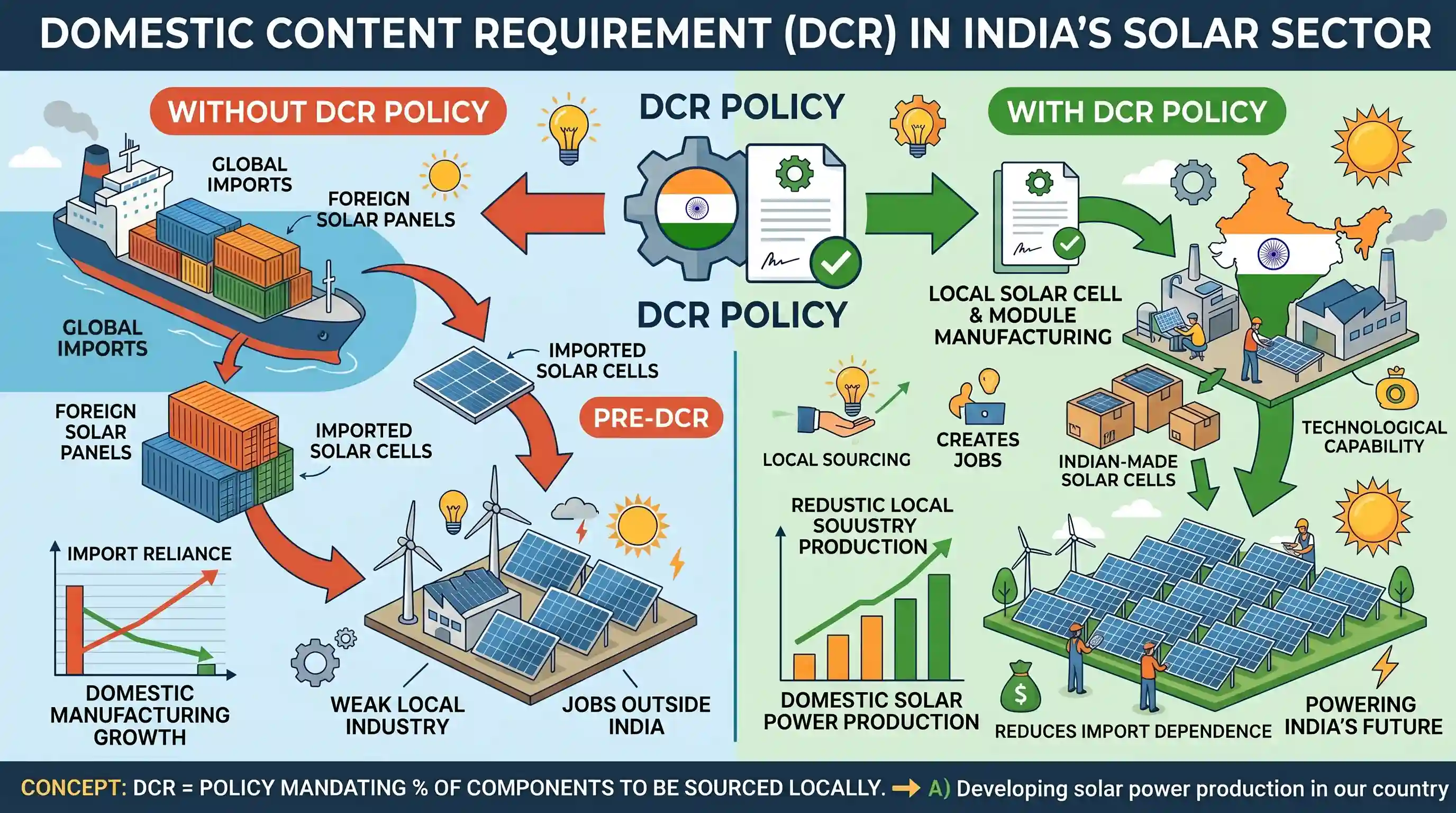 economy: The term 'Domestic Content Requirement' is sometimes seen in the news with reference to