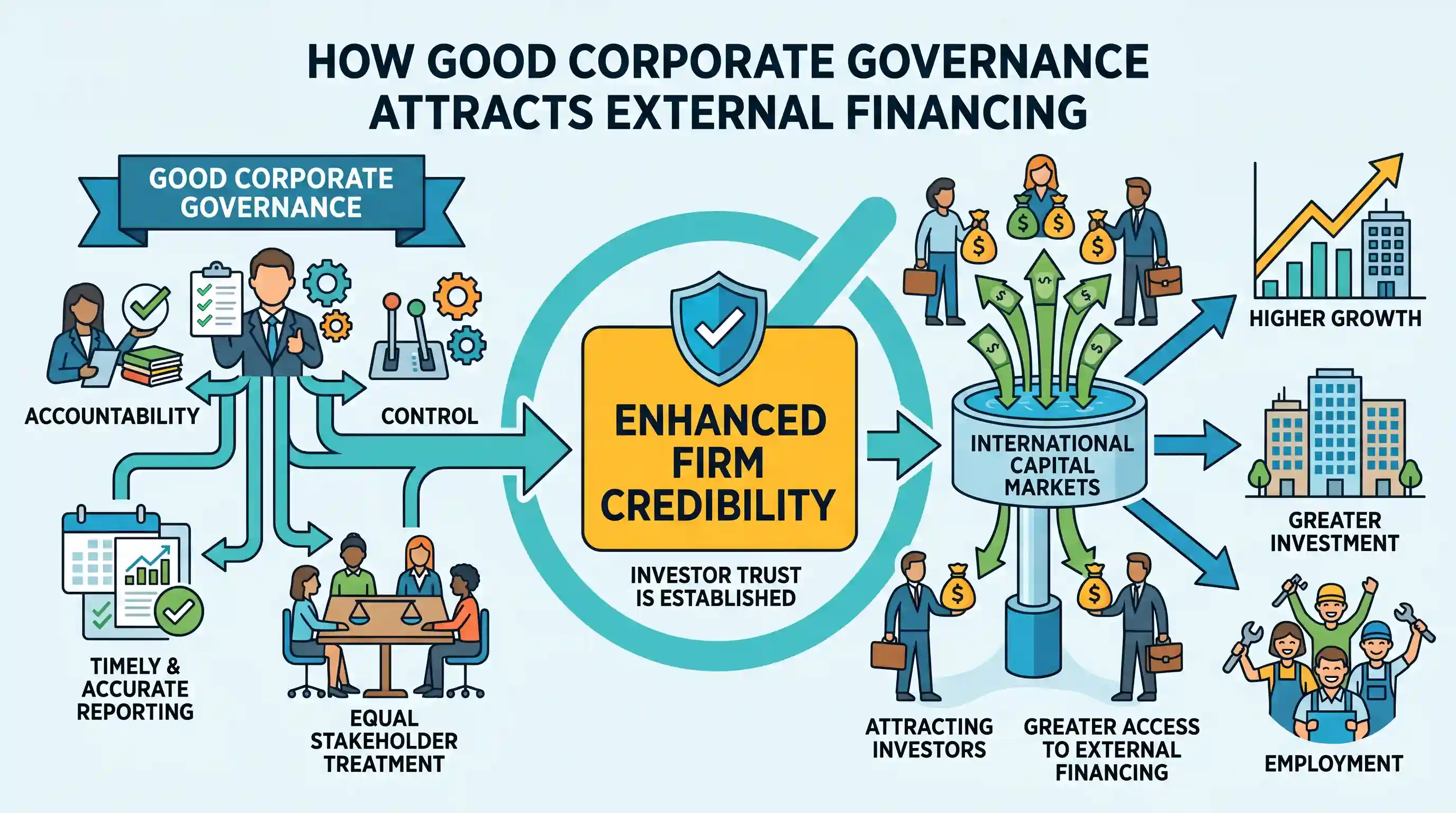 Reading Comprehension: Good corporate governance structures encourage companies to provide accountability and control. A fundamental reason why