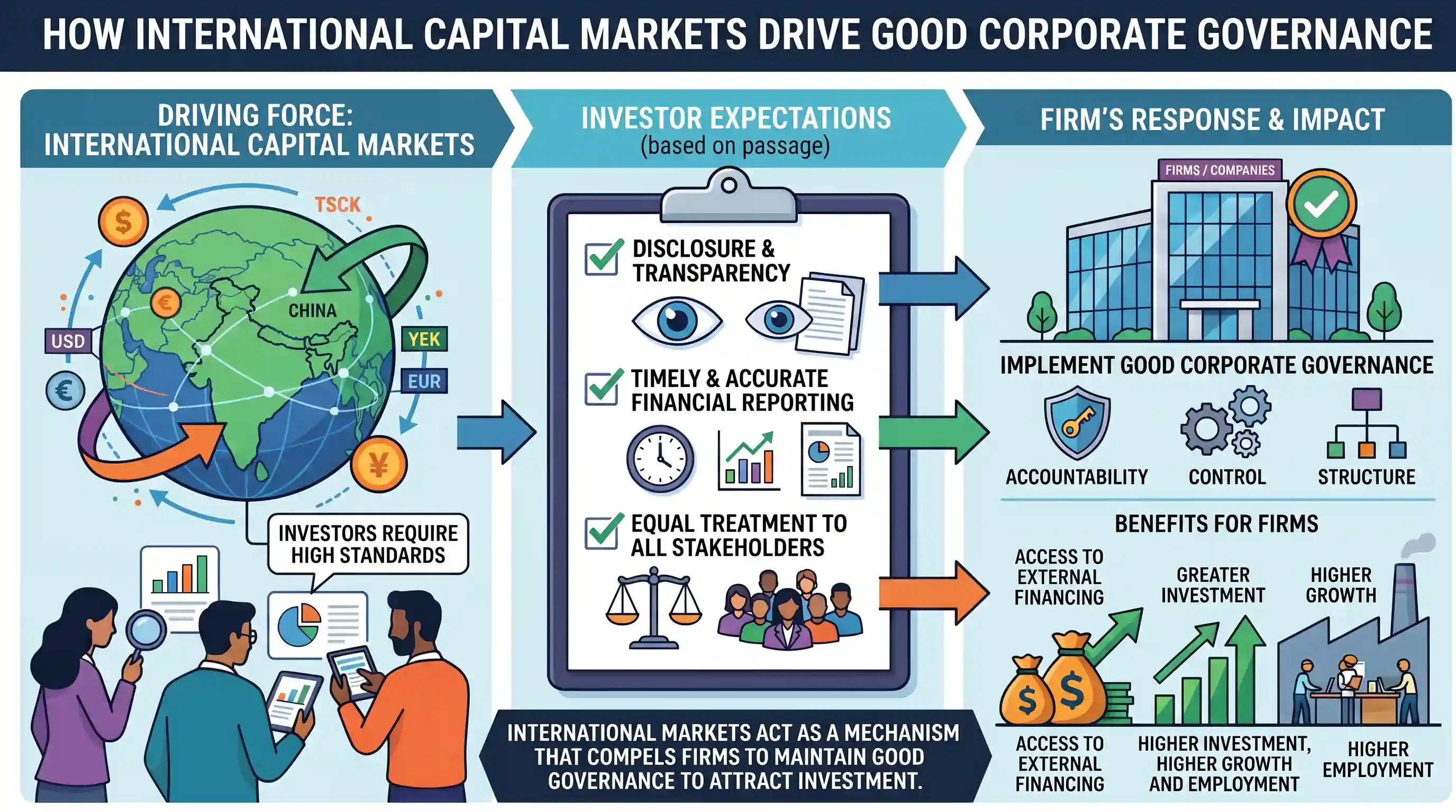 Reading Comprehension: Good corporate governance structures encourage companies to provide accountability and control. A fundamental reason why