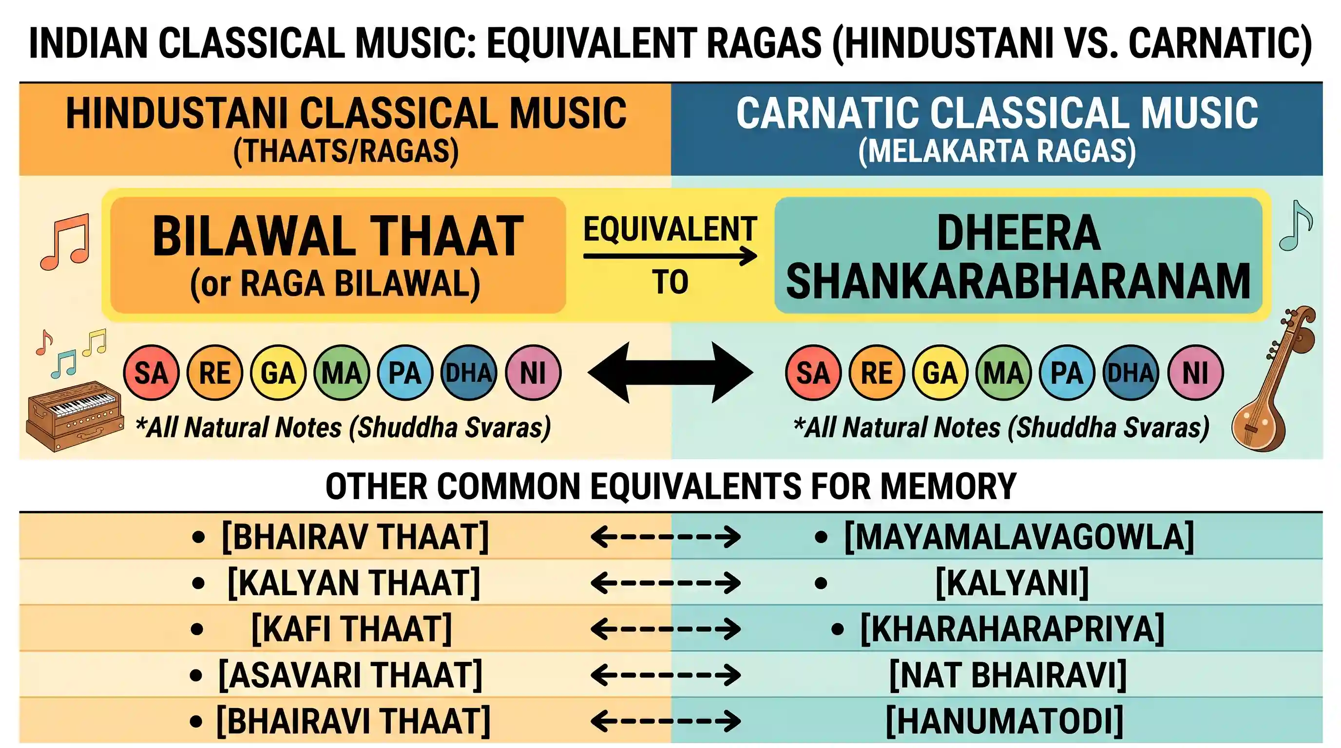 art-culture: Which one of the following Carnatic music ragas is similar to Raga Bilawal in Hindustani music?