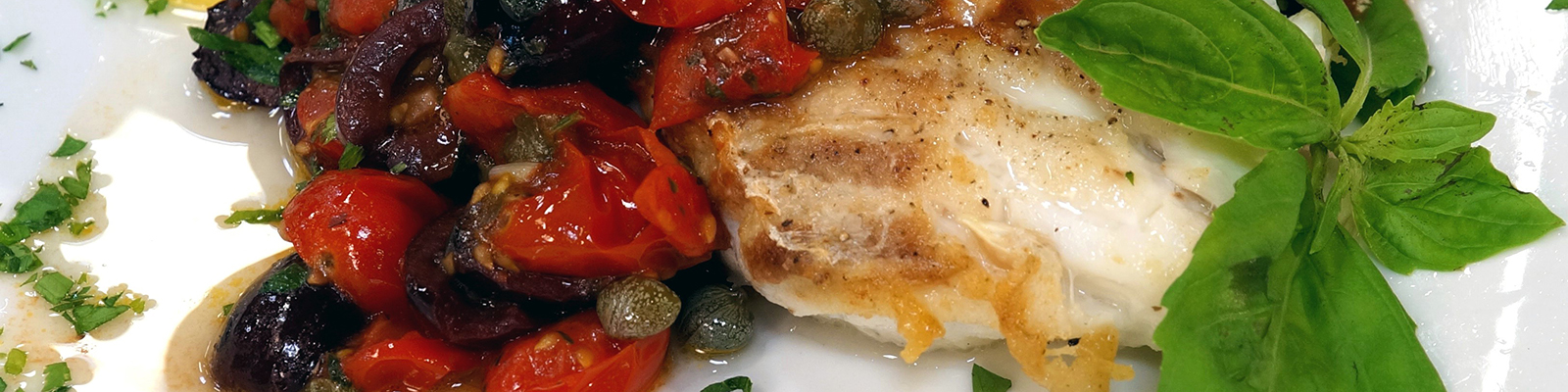 Seared Cod with Olive Tapenade