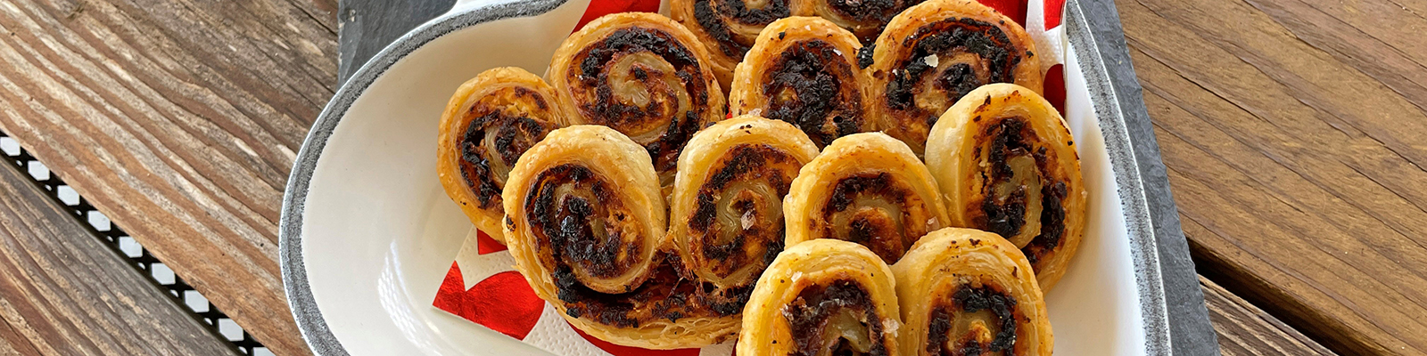 Sun-Dried Tomato & Goat Cheese Palmiers