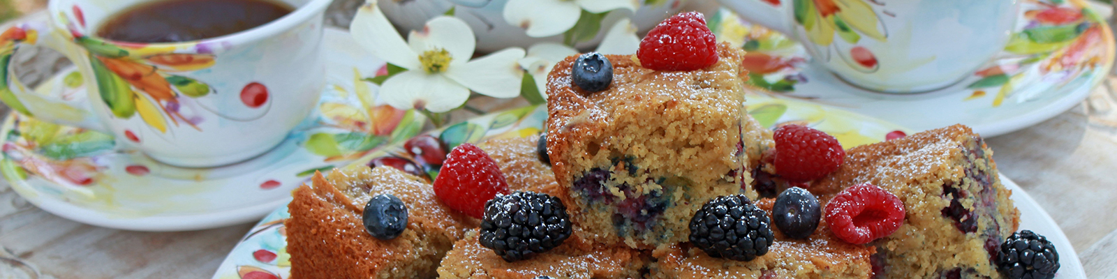 Triple Berry Snack Cake