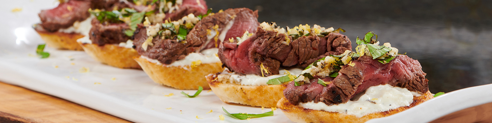 Steak Bruschetta 