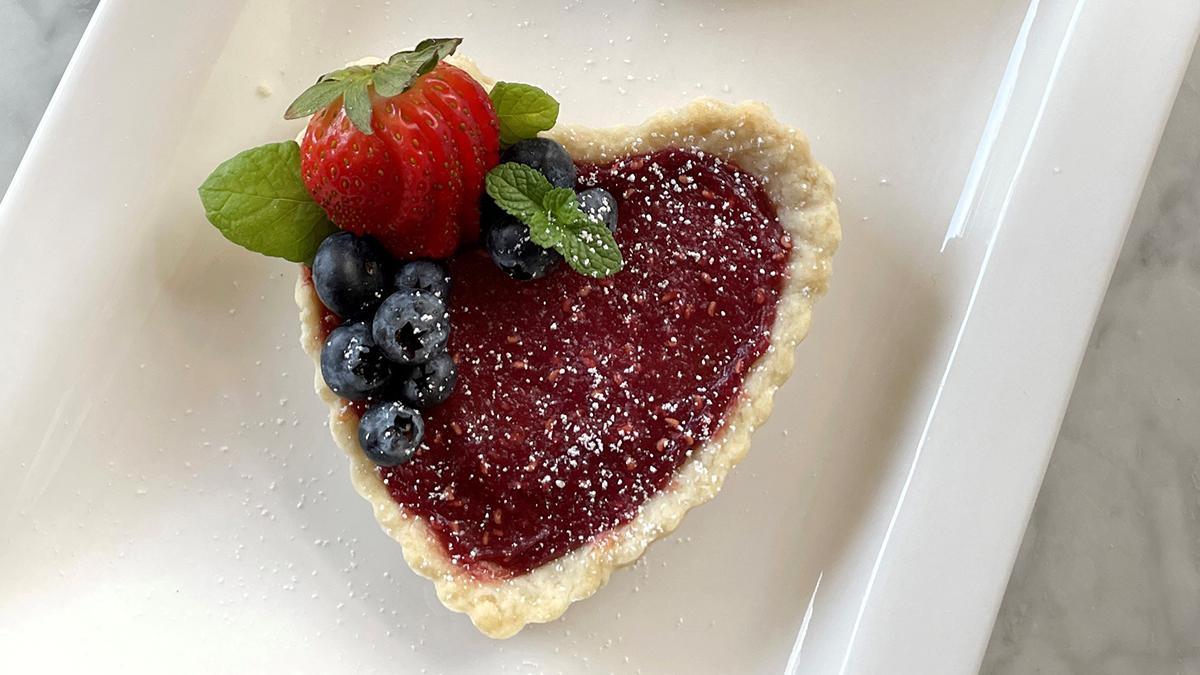 Strawberry Curd Tart