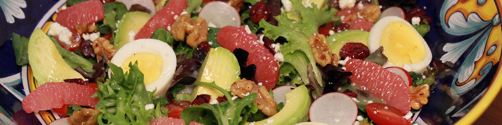 Winter Greens Salad with Orange-Sesame Vinaigrette