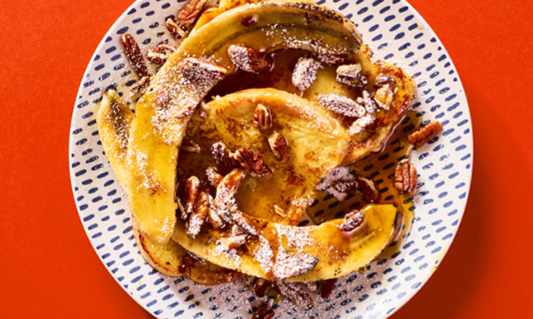 Banana-Custard French Toast