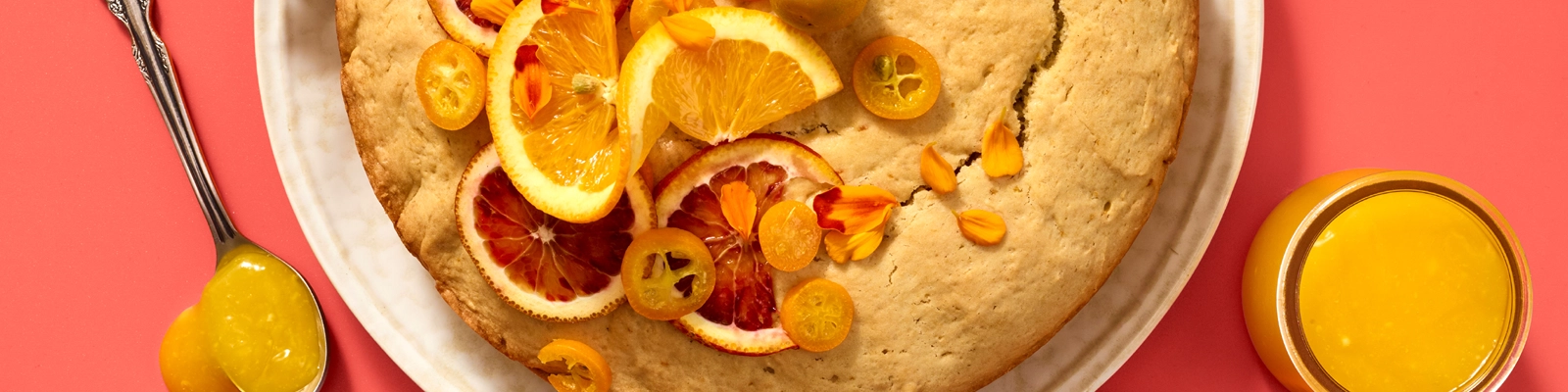 Orange-Olive Oil Cake with Orange Topping