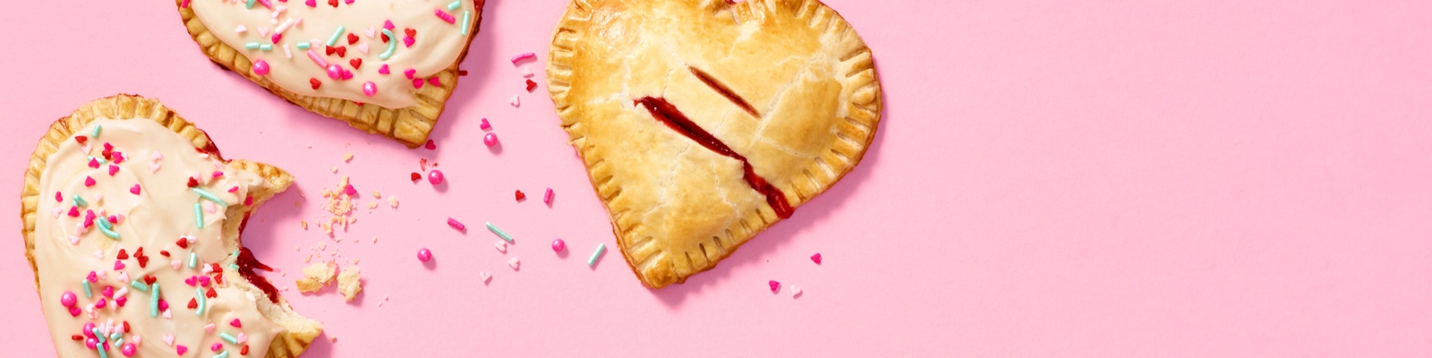 Strawberry Heart Hand Pies 