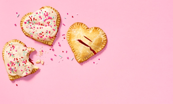 Strawberry Heart Hand Pies 