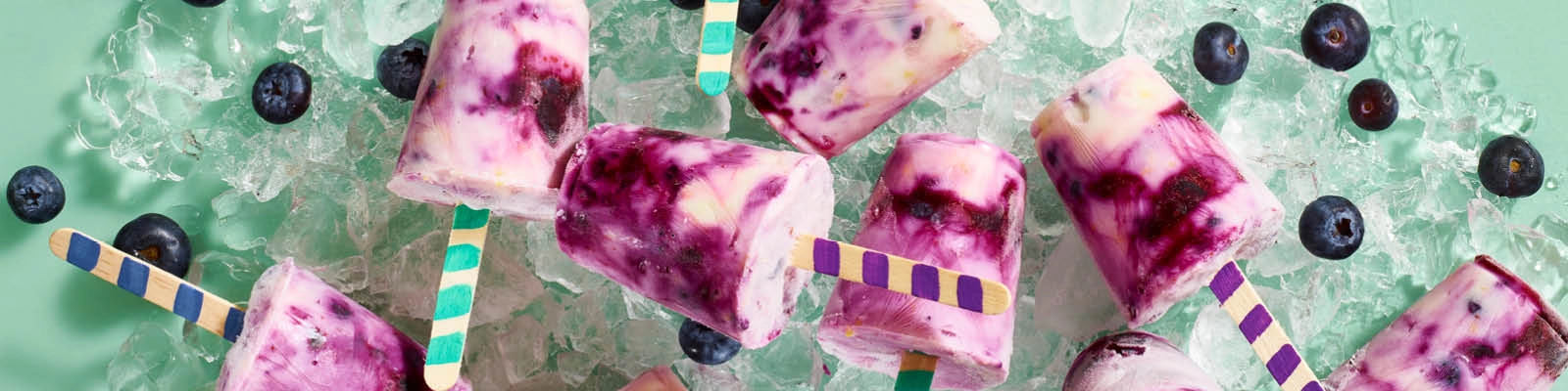 Blueberry-Lemon Yogurt Pops