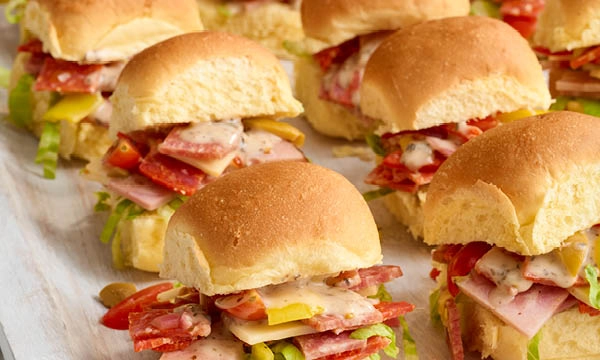 Chopped Italian Sliders