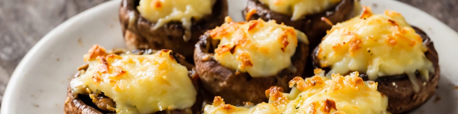 Cheesy Garlic-Stuffed Mushrooms