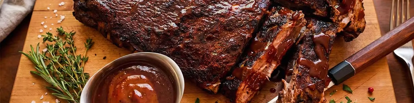 Slow & Low BBQ Baby Back Ribs with Seasoned Mayo Rub