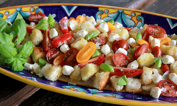 Caprese Panzanella Salad