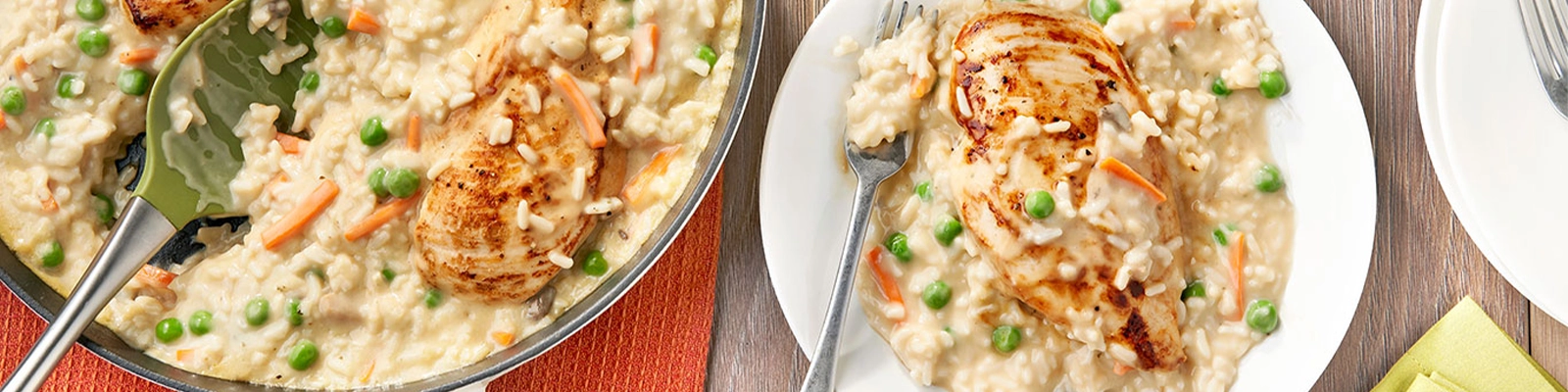 Chicken & Roasted Garlic Risotto