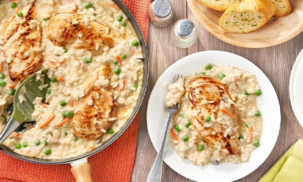 Chicken & Roasted Garlic Risotto