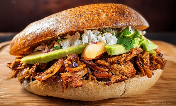 Grilled Torta al Pastor