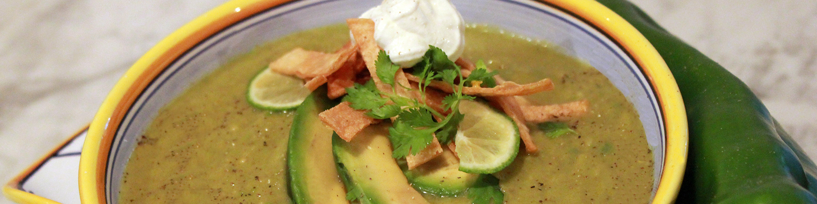 Hatch Chile & Avocado Soup