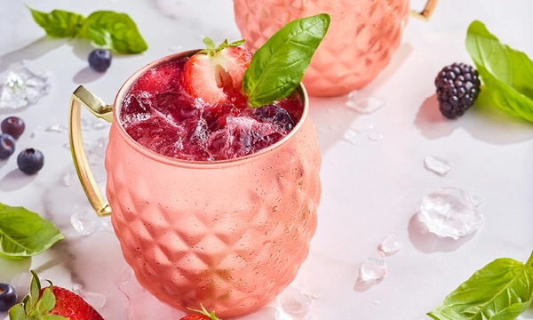 Very Berry Basil Mule 