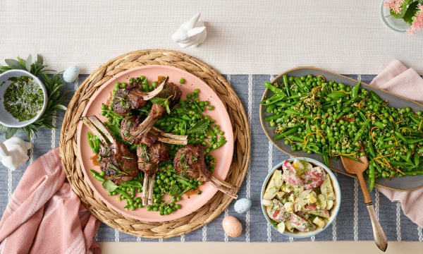 Lamb Chops with Fresh Mint Sauce