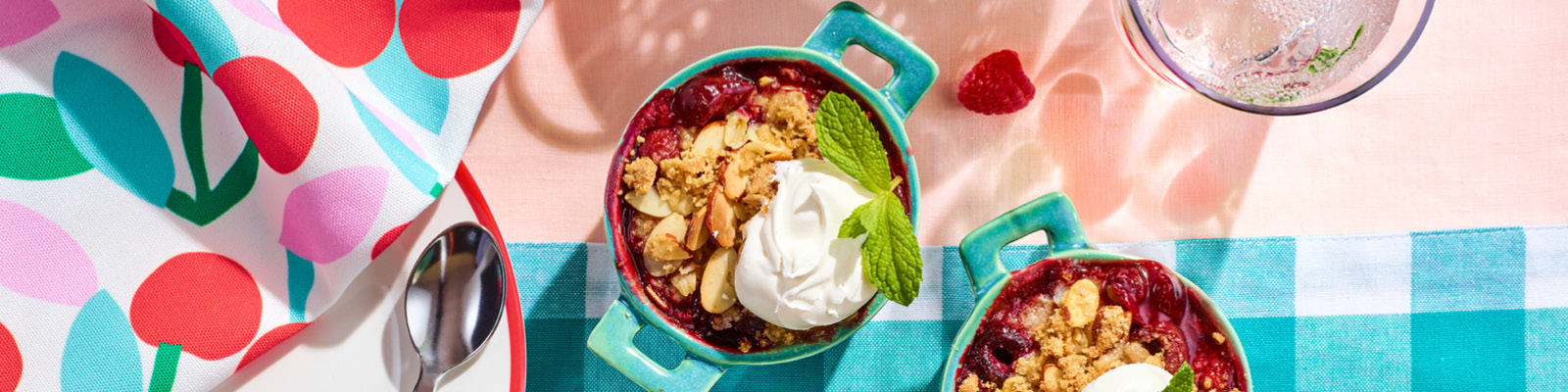 Cherry-Almond Crisp 