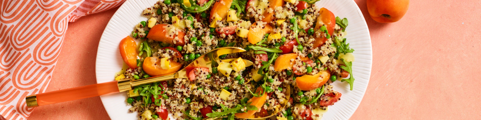 Quinoa-Apricot Salad with Sweet Onion Dressing