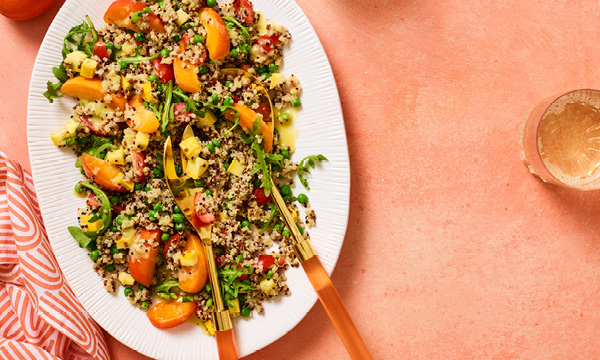 Quinoa-Apricot Salad with Sweet Onion Dressing