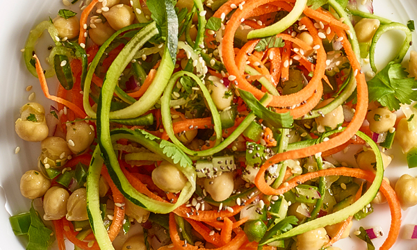 Sweet and Sour Veggie Noodle Salad