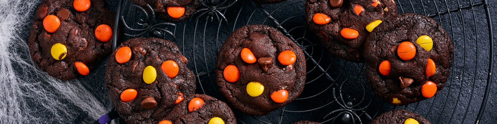 Deep Dark Chocolate Monster Cookies