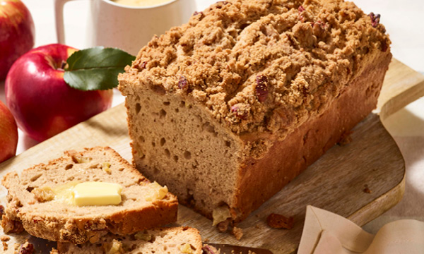 Apple-Cinnamon Streusel Bread