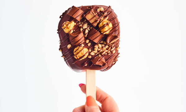 Chocolate-Covered Apple Slices